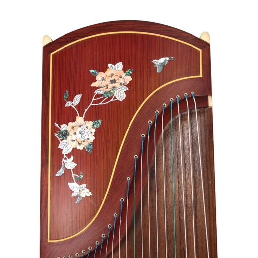 
Dunhuang brand Dunhuang 694L mahogany series shell carving professional performance beginner Guzheng qin Shanghai National Musical Instrument Factory 1 694L Tianxiang Zhanlu (full set of accessories)