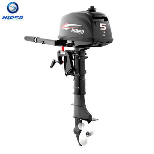 Hai's outboard propeller, assault boat, kayak motor, thickened inflatable boat, fishing boat, external gasoline engine, 2-stroke 5 horsepower, 12L external fuel tank