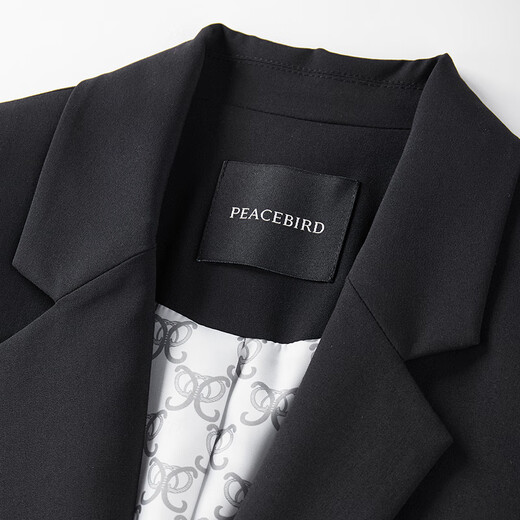 PEACEBIRD Spring 2024 Gentle Suit A1BAE1428 Black L