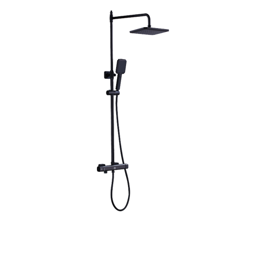 Fyassi schwarzes Drei-Gang-Duschset FYS-11304