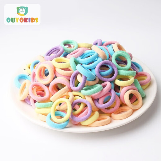 Ouyu children's rubber band baby headband girl's hair band non-disposable hair band headwear small towel ring B1213 color