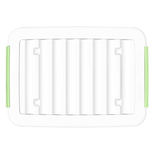 SPACEXPERT Clothes Storage Box Extra Large Plastic Organizer Car Storage Box 60L Green 1 Pack with Wheels