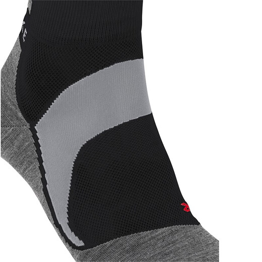 
FALKE German Eagle Imported BC5 Sports Riding Universal Men and Women Breathable Moisture Wounding Medium Socks 16864/16887 3010- Black - 1 pair One Size 37-38