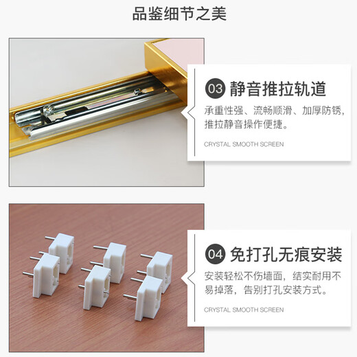 糜岚 MIELANAT北欧轻奢电表箱装饰画带钟表新款弱电箱遮挡时钟免打孔开关盒挂画 清新绿植15099 50*40(可容纳40*30)右推拉