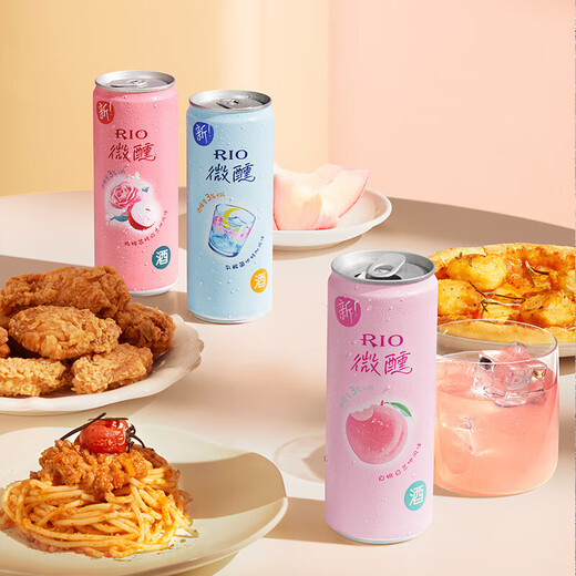 锐澳rio洋酒鸡尾酒 微醺/清爽  330ml组合装低度果酒口味不足随机发货 【口味可自选】微醺330ml*6罐