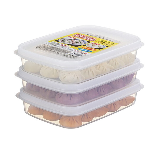 Home Story Japanese imported small refrigerator special dumpling storage box household food-grade cold and quick-frozen dumplings preservation box