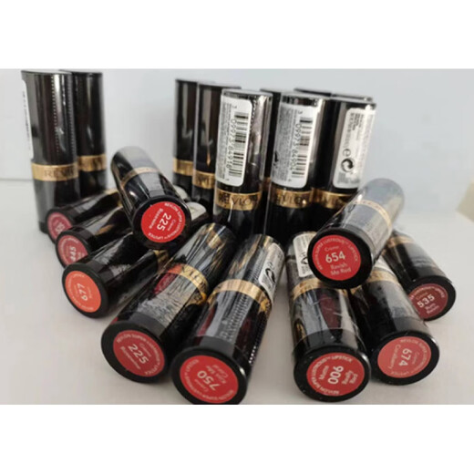 Revlon (Revlon) Licai Bright Lipstick Moisturizing Black Tube Lipstick Pearl Matte 225 Bean Paste 674 Orange Pink (Cream)