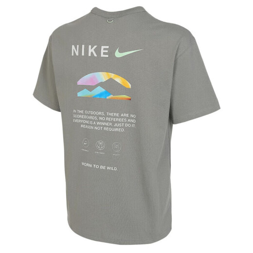 耐克（NIKE）短袖男装夏季运动训练休闲圆领T恤宽松舒适透气上衣 HF6172-053 S