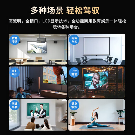 Philips (PHILIPS) NeoPix 125 projector home high-definition home theater living room bedroom large screen TV portable mobile phone computer projection screen projector office conference projector national supplement