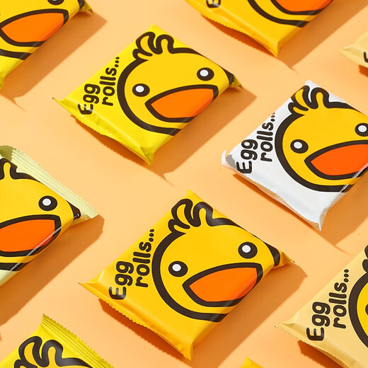 Karokaman Salted Egg Yolk Durian Filling Egg Roll Sandwich Egg Roll Crispy Cookies Internet Celebrity Office Casual Snack Tea [Feast of Taste Buds] 832g One box of four flavors