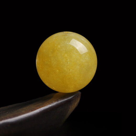 Fat Donglai's same natural beeswax loose beads and jade semi-finished DIY crystal bracelet jewelry accessories beaded single beads beeswax jade 8mm single