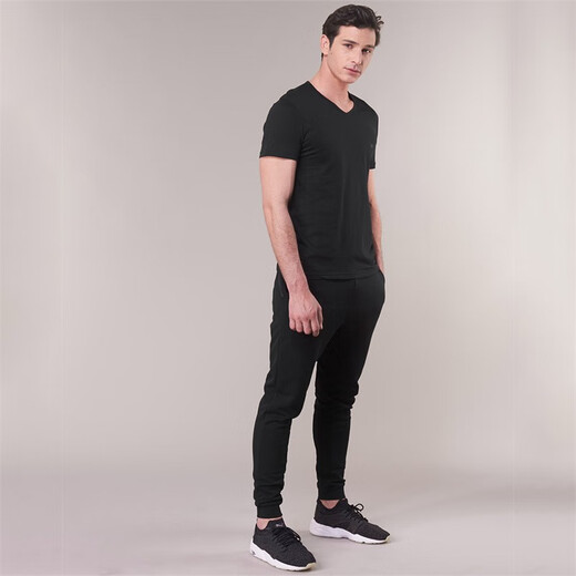 ARMANI/Armani EA 2-piece men's simple and fashionable short-sleeved T-shirt 111647 CC722 Blue + Gray 15935 S