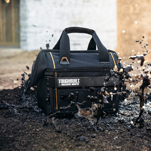 TOUGHBUILT portable tool bag quick-hook combination storage bag household multi-functional waterproof hard bottom large opening tool box TB-CT-62-16A inch portable tool bag