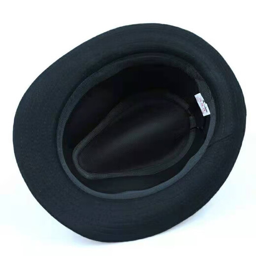 Middle-aged and elderly people's hats woolen British jazz hats spring autumn winter winter men's middle-aged hats men's hats black 59 cm