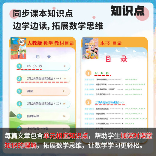 【品牌直发】2025小橙同学数学年级阅读应用题一二三四五年级上下册小学12345年级数学课外阅读教材同步专项训练数学思维拓展训练 四年级上册 数学年级阅读