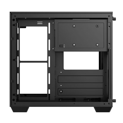 AOC星海CG389黑色 游戏电脑主机海景房机箱 三面玻璃/无立柱/支持MATX/5风扇位/3D立体全景/左右分仓