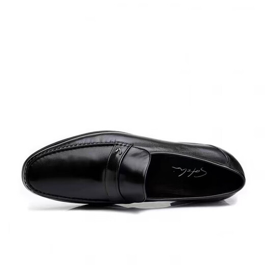 Sachi men's shoes soft leather soft sole business formal casual leather shoes men's wear-resistant slip-on genuine leather casual shoes 41 European size