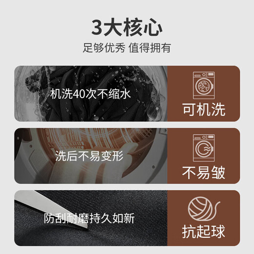 金利来【可机洗羊毛/抗静电】商务西装男外套高级版痞帅 95藏蓝 48A 