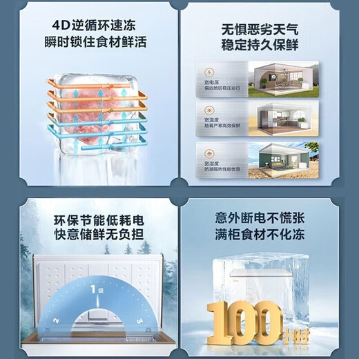 Zhexiang Haotai Taima Freezer horizontal Gran refrigerador Comercial Gran capacidad Refrigeración completa Hogar de doble temperatura horizontal Pantalla de congelador de la pantalla del gabinete Refrigerador de un solo Tubo de cobre Gabinete de carne Refrigeración ultradelosa [698] Doble temperatura | Aumento de ancho | Tubo de cobre 5D -30 ~ 0 [refrigeración de tubo de cobre insignia] Tamaño en la Figura 2