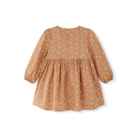 YEEHOO shopping mall same style girls skirt spring and autumn long sleeve baby girl dress floral skirt 2025 skirt fresh floral 90 cm