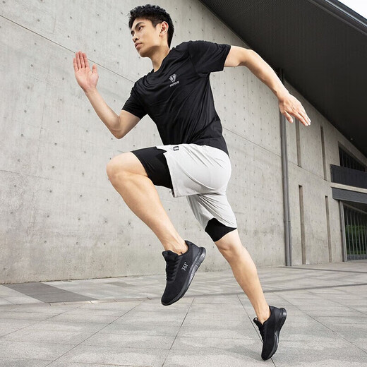 361°运动鞋男鞋夏季透气薄款轻便网面健身休闲跑步鞋子男671832270-5