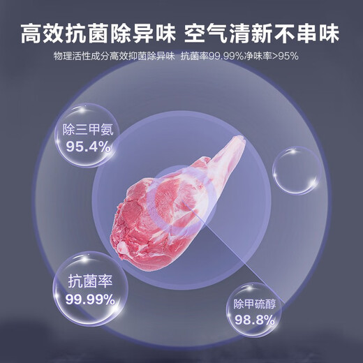 Haier new product Haier refrigerator double-door side-by-side door slim first-class energy efficiency dual frequency conversion air-cooled frost-free dry and wet storage large capacity home smart national subsidy 20% 617 liters + black gold purification system + 90 door opening hover