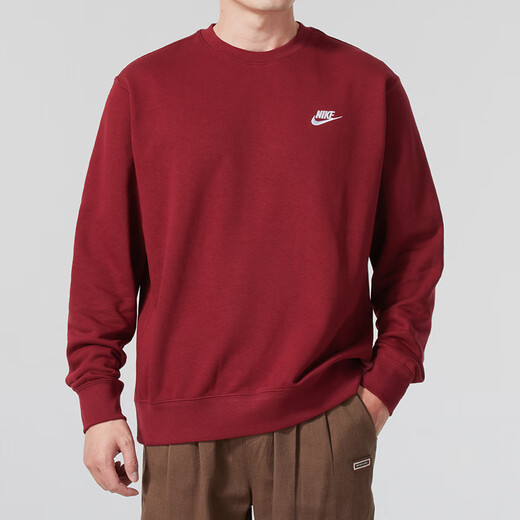 耐克（NIKE） 卫衣男士 25春秋新款运动服装圆领跑步健身外套休闲舒适套头衫 BV2667-677/晒图退5【元】 L (175/92A)
