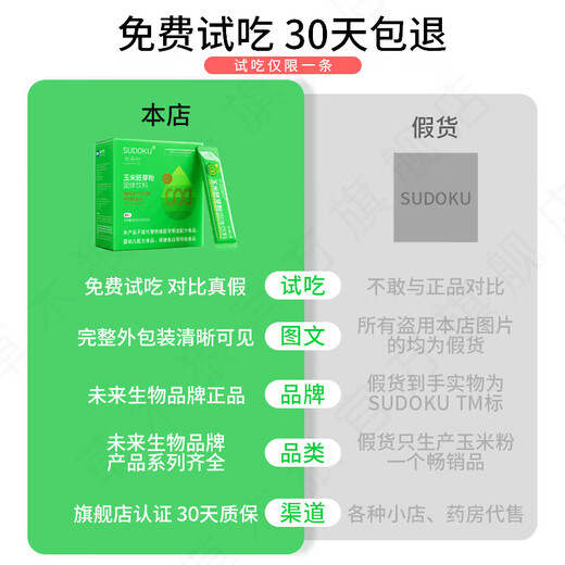 Zukünftige Bioliaoning Maiskeimpulver Massivgetränke Sod Oligopeptid Ernährungsgetränk Selen-reiche präbiotisch feste Brauerei 10 Boxen (Schruppcode) geben Kollagenpulver * 6 Stücke + Shake Cup