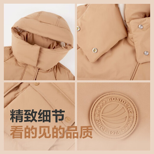 Bosideng Chaqueta de invierno fuera de temporada para mujeres con capucha corta engrosado nuevo National Standard 90 Velvet Fashion Fashion Loose Chaqueta