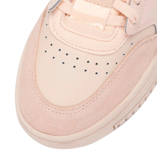阿迪达斯（adidas）女鞋 秋季经典时尚潮流高帮小白鞋运动鞋舒适耐磨休闲鞋板鞋 GZ1585/复古粉/反毛皮拼接 37