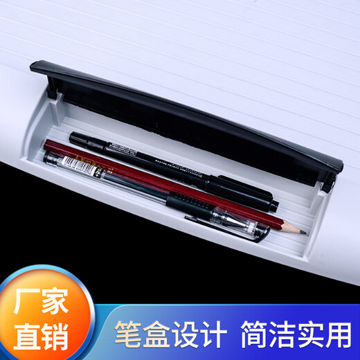 Deqi keyboard bracket, desk linear track bracket, 35mm black slide rail, inner width 190MM, inner length 480MM, total width 250MM, outer length 510MM, ABS material cold-rolled steel