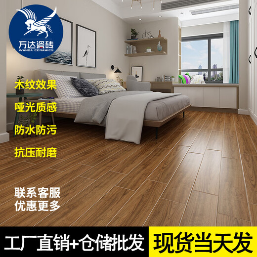 
Log style imitation wood grain tiles 150x800 living room floor tiles bedroom balcony floor tiles matte non-slip wood grain tiles 15807