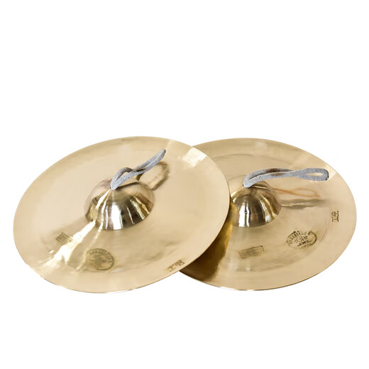 
Kaiyuan prosperous times Beijing cymbals large and military cymbals water cymbals drums Beijing cymbals Guang cymbals small hat cymbals gongs drum instruments 24cm drum cymbals