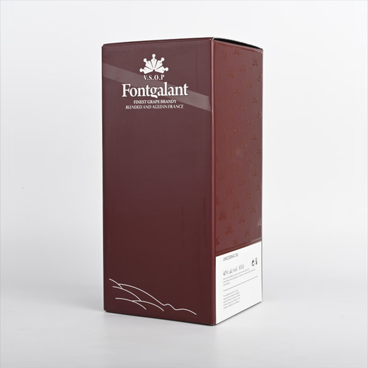 福阁Fontgalant VSOP晶钻 法国原装进口洋酒联合干邑白兰地 1L礼盒装