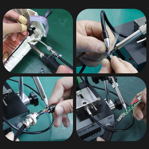 CHUERA creates the era 375B+ soldering machine, fully automatic foot-operated soldering station, constant temperature electric soldering iron, adjustable soldering iron 375C+丨hand-pressed soldering丨75W丨200-480