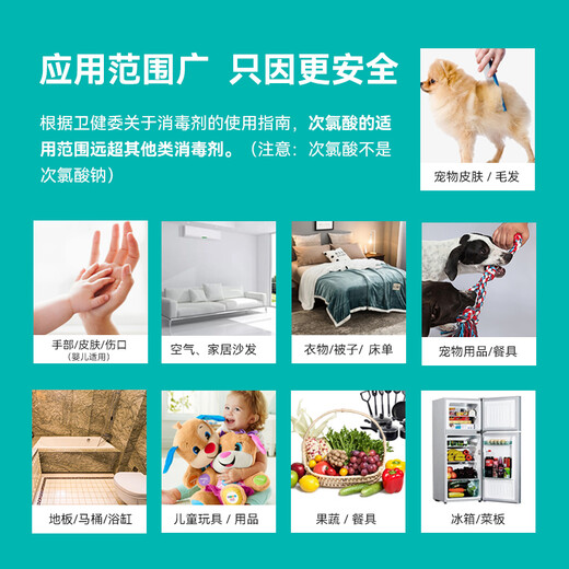 Spene Hypochlorous Acid Disinfection Tablets Hand-Free Disinfectant Household Baby and Pet Bathtub Hot Spring Sterilizing Effervescent Tablets