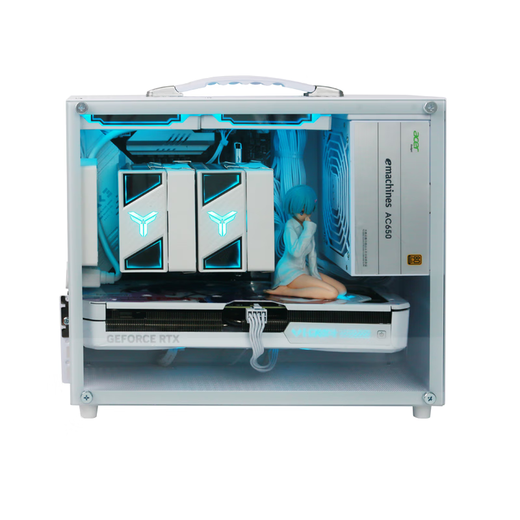 MAXSUN Ultra5 245KF/230F/RTX5070/RTX5060TI/B580/14600KF mini desktop assembly computer host e-sports game live broadcast DIY complete machine configuration three丨U5 230F丨B580