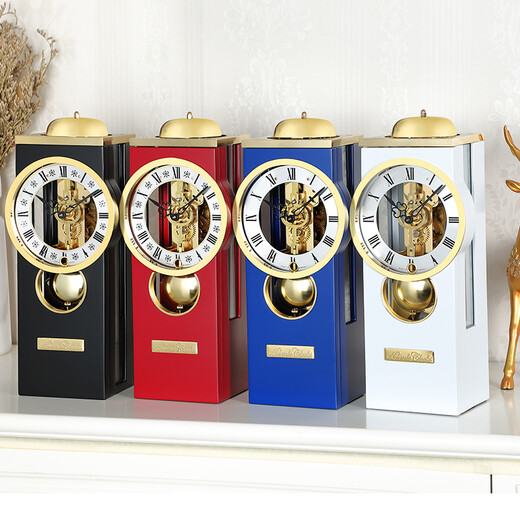 Hermle Clocks德国赫姆勒时钟机械钟复古金属轻奢装饰客厅欧式座钟 MT001-IC0791