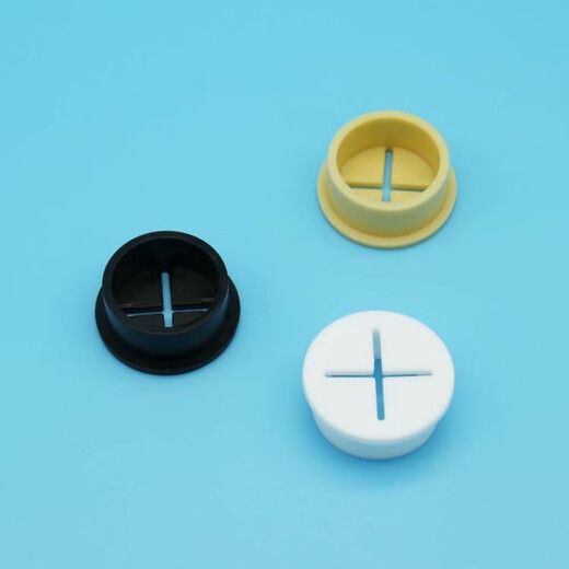 XMSJ cross rubber plug white soft silicone cable hole cover mobile phone cabinet dust plug seal ring opening 20mm25 white opening 20mm 100 pieces at a good price