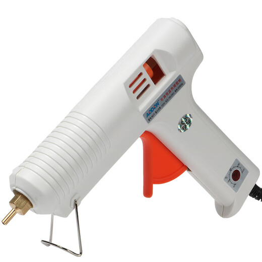 Renjuyi customized glue gun AD-F120W adjustable temperature constant temperature handmade household electric melting gun with 11MM glue stick high power white temperature regulating gun 10 glue sticks