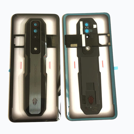 
X is suitable for Red Magic 7S Pro N 709S N679S Back cover glass Mobile battery rear cover rear case screen Red Magic 7spro Deuterium Front Transparent Edition Silver Wing Ag