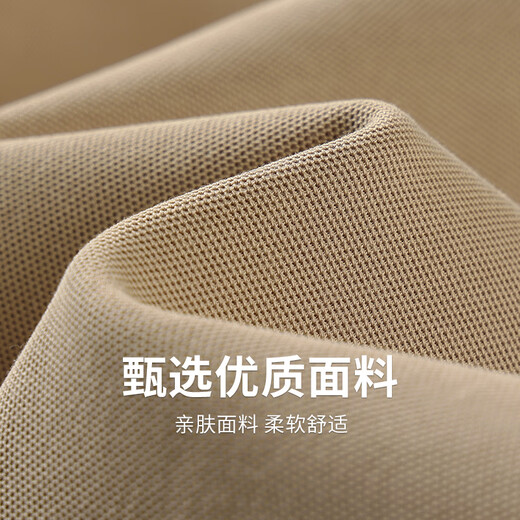 与狼共舞【冰丝】翻领短袖T恤男2025夏季新款撞色条纹商务休闲Polo衫6103 卡其701 L (175)