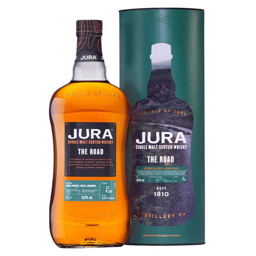 Jura the Road Scottish Single Malt Whisky 1000ml 43,6 degrés Boîte-cadeau