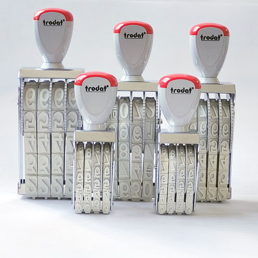 
Four-digit price digital seal 0-9 adjustable rotor number printing large-sized external box batch number household acceptance seal 4-digit number/12mm word height 15124