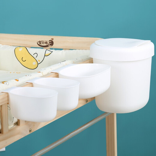 
Bei Happy Solid Wood Diaper Table Baby Care Table Massage and Bathroom Baby Bedding Crib Change Table Solid Wood Extended Style
