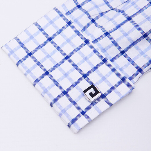 Kflk Herrenmanschettenknöpfe französische Manschuhe Hemd Shirt Shell Ärmel High-End-Shirt Knöpfe Geburtstagsgeschenke Business Manschette Cufflinks Beschriftung Custom Black Schwarz