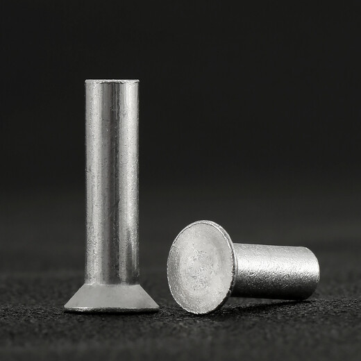 
Jianwei countersunk rivet M2M2.5M3-M8 flat cone head solid aluminum rivet GB689 flat hat hand-knock flat head rivet traffic sign sign nail 6*30 (10 pills)