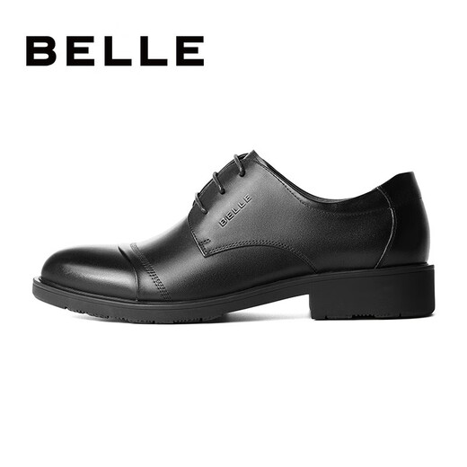 Belle Commuting Business Leather Shoes Men's Autumn Genuine Leather Derby Shoes Commuting Formal Shoes 3UX01CM5 Pre-sale Black-3UX01 41 (255mm)