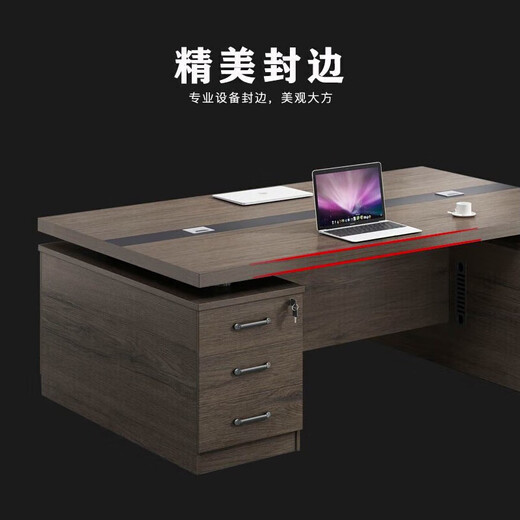 Shengli single desk boss desk executive desk office manager supervisor financial computer desk 1.4*0.6 single desk
