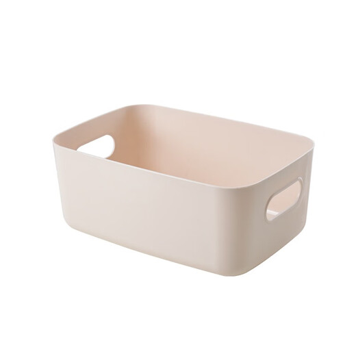Runpeng Desktop sundries storage box plastic storage basket toilet bathroom cosmetic storage box kitchen white 1 pack narrow style